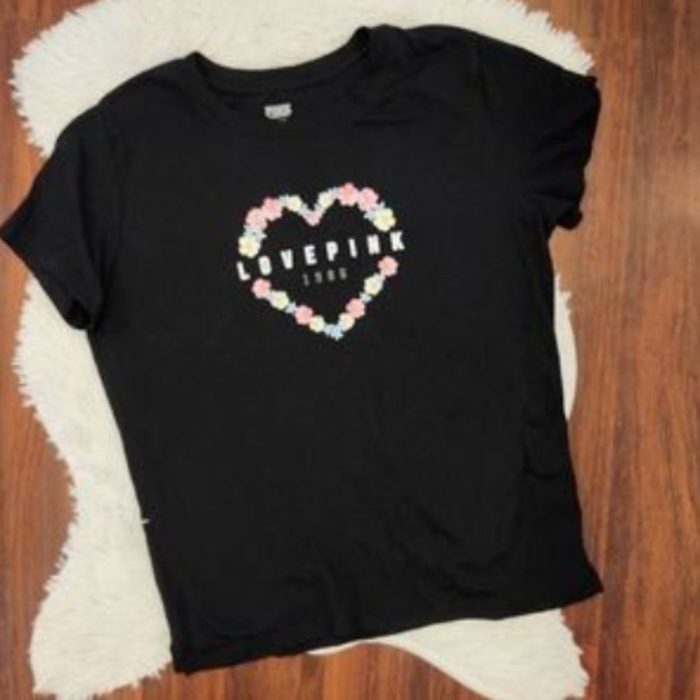 Black "Love Pink' PINK (Victoria Secret) Shirt